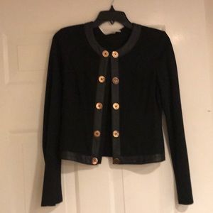 Cabi Studio Jacket, Black Ponte Knit